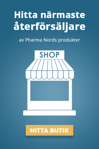 Hitta återförsäljare i Sverige av Pharma Nords biotillgängliga kosttillskott