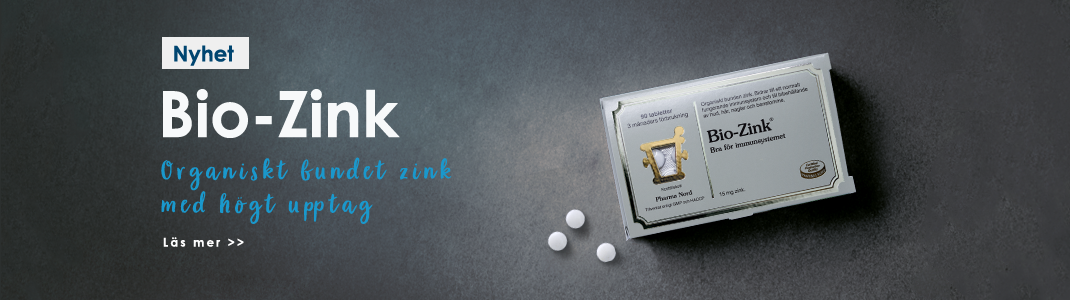 Ask med 60 tabletter Bio-Zink – Nyhet i Pharma Nords webbshop